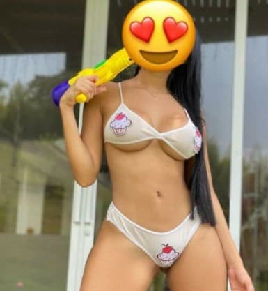 Slim Beautiful Brunette Girl